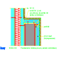 Knauf Gips KG - Plasterboard and prewall  W626 - W626-SO2_Przedścianka_instalacyjna_przy_ścianie_szkieletowej dwg