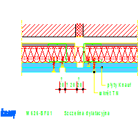 Knauf Gips KG - Plasterboard and prewall  W626 - W626-BFU1_Szczelina_dylatacyjna dwg