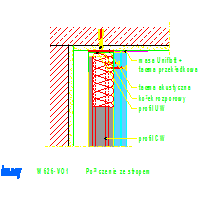 Knauf Gips KG - Plasterboard and prewall  W626 - W626-VO1_Połączenie_ze_stropem dwg