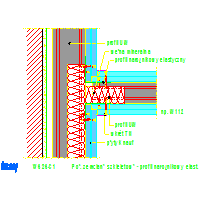 Knauf Gips KG - Plasterboard and prewall  W626 - W626-C1_Poł_ze_ścianą_szkieletową _-_ profil_narożnikowy_elast. dwg