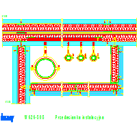 Knauf Gips KG - Plasterboard and prewall  W626 - W626-S08_Przedścianka_instalacyjna dwg