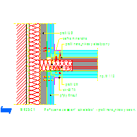 Knauf Gips KG - Plasterboard and prewall  W623 - W623-C1_Poł._ze_ścianą_szkieletową _-_ profil_narożnikowy_wewn. dwg