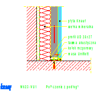 KNAUF SP.zo.o.	 - Suchy tynk i przedścianka W623 - W623-VU1_Połączenie_z_podłogą dwg