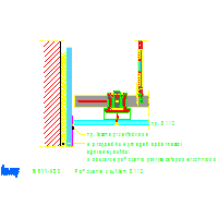 Knauf Gips KG - Plasterboard and prewall W611 - W611-VO3_Połączenie_z_sufitem_D112 dwg