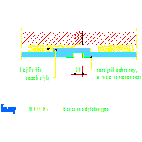 Knauf Gips KG - Plasterboard and prewall W611 - W611-H7_Szczelina_dylatacyjna dwg