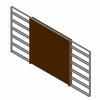 Eclisse UK - The cassette double to the wall plasterboard 125mm Size 100 plus - Family rfa