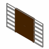 Eclisse UK - The cassette double to the wall plasterboard 125mm Size 90 - Family rfa