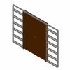 Eclisse UK - The cassette double to the wall plasterboard 125mm Size 70 - Family rfa