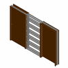 Eclisse UK - Cassette An overlapping wall plasterboard 225mm Size 100 - Family rfa