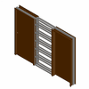 Eclisse UK - Cassette An overlapping wall plasterboard 225mm Size 90 - Family rfa