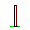 Eclisse Polska - Kaseta Syntesis LINE podwójna do ściany gips-karton 100mm Rozmiar 60+60 - widok z boku dwg