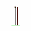 Eclisse Polska - Kaseta Syntesis LINE podwójna do ściany gips-karton 100mm Rozmiar 80+80 - widok z boku dwg