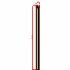 Eclisse Polska - Kaseta pojedyncza do ściany gips-karton 100mm Rozmiar 100 - widok z boku dwg