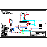 Dimplex - Heat pumps LA, LI - 02 020 LA, LI bivalent system, 2 heating circuits, c.w.u, solar collectors for c.w.u, c.o dwg