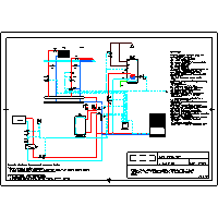 Dimplex - Heat pumps LA, LI - 02 005 LA, LI monovalent system, 2 heating circuits, c.w.u pool dwg