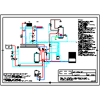 Dimplex - Heat pumps LA, LI - 02 011 LA, LI bivalent system (boiler on c.o and c.w.u, pool), 2 heating circuits, c.w.u pool dwg