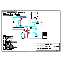 Dimplex - Heat pumps LA, LI - 02 003 LA, LI monovalent system, 2 heating circuits, c.w.u dwg