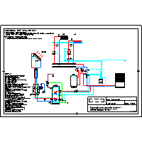 Dimplex - Heat pumps LA, LI - 02 018 LA, LI system bivalent, 1 heating circuit, c.w.u, 2 heating circuit, solar collectors for c.w.u dwg