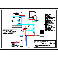 Dimplex - Heat pumps LA, LI - 02 013 LA, LI bivalent system (boiler stałopalny on c.o, c.w.u), 2 heating circuits, c.w.u dwg