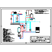 Dimplex - Heat pumps LA, LI - 02 010 LA, LI bivalent system (boiler on c.o and c.w.u), 2 heating circuits, c.w.u dwg