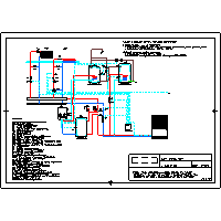 Dimplex - Heat pumps LA, LI - 02 009 LA, LI bivalent system (boiler on c.o and c.w.u), 2 heating circuits, c.w.u dwg