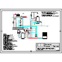 Dimplex - Heat pumps LA, LI - 02 008 LA, LI bivalent system (boiler on c.o), 2 heating circuits, c.w.u dwg