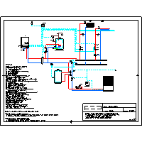 Dimplex - Heat pumps LA, LI - 02 021 LA, LI system bivalent (support heating by raising the return temperature) dwg