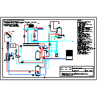 Dimplex - Heat pumps LA, LI - 02 017 LA, LI bivalent system (solar collectors for c.o, c.w.u, pool), 2 heating circuits, c.w.u dwg