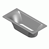  RIHO International - Rectangular bathtub 150x70 Lima left BB41 - Dxf dxf