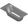  RIHO International - Rectangular bathtub 150x70 Miami BB58 - Dxf dxf