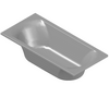  RIHO International - Rectangular bathtub 190x90 Lima BB48 - Dxf dxf