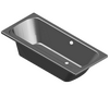  RIHO International - Rectangular bathtub 180x80 Ottawa BA52 - Dxf dxf