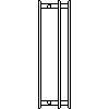 PURMO - Hygiene H30 H= 500mm - side view dwg