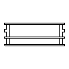 PURMO - Hygiene H30 H= 450mm - top view dwg