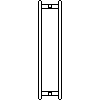 PURMO - Hygiene H20 H= 450mm - side view dwg