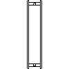 PURMO - Hygiene H20 H = 500mm - Side view dwg