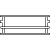 PURMO - Plan Ventil Hygiene FHV30 H = 300mm - Top view dwg