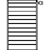 PURMO - Faro H 20 750 - Front view dwg