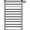 PURMO - Faro H 33 750 - front view dwg