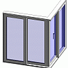 Oknoplast Sp. z o.o. - AHS SLIDE corner of the threshold standard - AHS SLIDE threshold standard 250cmx280cm.max max