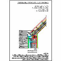 GALECO Sp. z o.o.  - The Galeco BEZOKAPOWY Aerated + polystyrene + plaster - DETAIL CONNECTION gutters and downspouts dwg