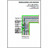 GALECO Sp. z o.o.  - The Galeco BEZOKAPOWY Aerated + polystyrene + plaster - DETAIL WARMING downspouts dwg