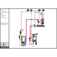 Junkers - Boiler hanging system designs with automatic series Cx Cerapur Comfort ZBR - ZBR_SK_CW400_2xMM100_6720811531 dwg