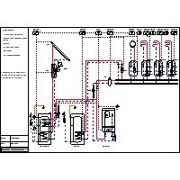 Junkers - Boiler hanging system designs with automatic series Cx Cerapur Comfort ZBR - ZBR_SK_Solar_SK_CW400_MS100_5xMM100_3xCR10_6720811535 dwg