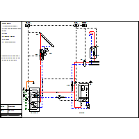 Junkers - Boiler hanging system designs with automatic series Cx Cerapur Comfort ZBR - ZBR_SK_solar_CW400_MS100_6720811534 dwg