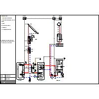 Junkers - Boiler hanging system designs with automatic series Cx Cerapur Comfort ZBR - ZBR_SK_Solar_P_CW400_MS200_6720811513 dwg