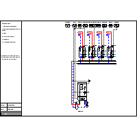 Junkers - Boiler hanging system designs with automatic series Cx Cerapur Comfort ZBR - ZBR_CW400_4xCR10_4xMM100_6720811528 dwg