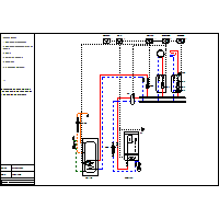 Junkers - Boiler hanging system designs with automatic series Cx Cerapur Comfort ZBR - ZBR_SK_CW400_3xMM100_6720811532 dwg