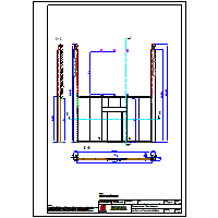 Małkowski-Martech Sp. z o.o. - Brama opuszczana Marc-O1 - Przeciwpożarowa brama opuszczana Marc-O1 EI30 z elektrotrzymaczem i drzwiami ppoż.DB - balast obustronny dwg