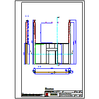 Małkowski-Martech Sp. z o.o. - Gate lowered Marc-O1 - Fire gate lowered Marc-O1 EI120 with Electroholders and doors ppoż.DB - ballast on both sides dwg